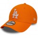 Casquette Los Angeles Dodgers MLB League Essential 9Forty New Era Orange 