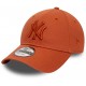 Casquette NY New York Yankees MLB League Essential 9Forty New Era Orange 
