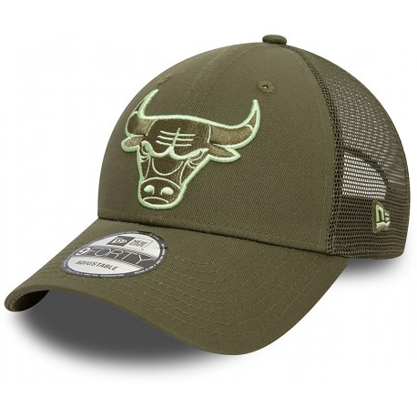 Casquette Chicago Bulls NBA Trucker All Day Trucker New Era Olive