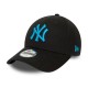 Casquette NY New York Yankees MLB League Essential Youth 9Forty New Era Noire