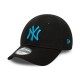 Casquette NY New York Yankees MLB League essential bébé 9Forty New Era Noire