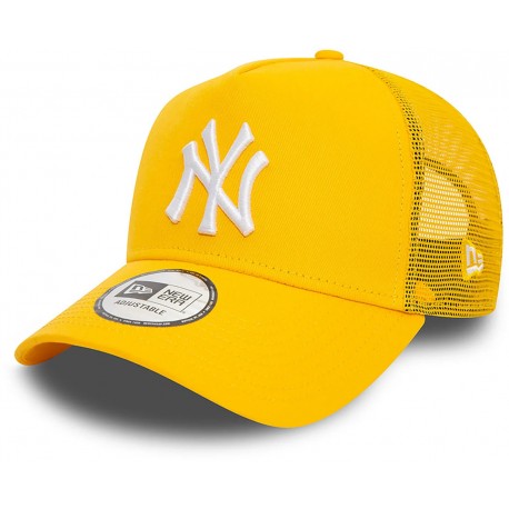 Casquette NY New York Yankees MLB Trucker League Essential Trucker New Era Jaune