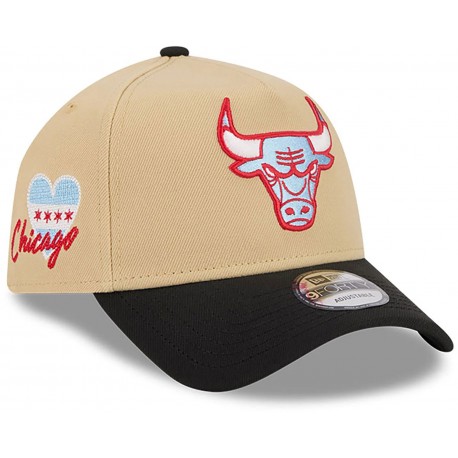 Casquette Chicago Bulls NBA City Sidepatch 9Forty New Era Cream Soda