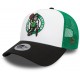 Casquette Boston Celtics NBA Trucker A frame Trucker New Era verte