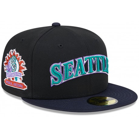 Casquette Seattle Mariners MLB Retro Spring Training 59Fifty Fitted New Era Noire