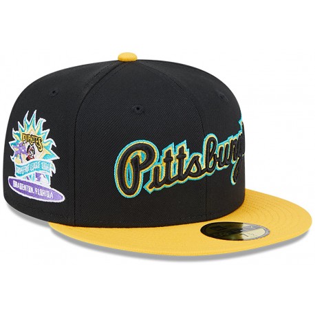 Casquette Pittsburgh Pirates MLB Retro Spring Training 59Fifty Fitted New Era Noire 