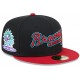 Casquette Atlanta Braves MLB Retro Spring Training 59Fifty Fitted New Era Noire 