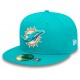 Casquette Miami Dolphins NFL 59Fifty Fitted New Era Bleu Turquoise