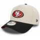 Casquette San Francisco 49ers NFL E Frame 9Forty New Era Chrome et Noir