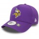 Casquette Minnesota Vikings NFL E Frame 9Forty New Era Violet 