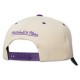 Casquette Toronto Raptors NBA Retro Type Crown Fit Snapback Mitchell and Ness Blanc cassé