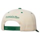 Casquette Seattle SuperSonics NBA Retro Type Crown Fit Snapback Mitchell and Ness Blanc cassé