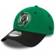 Casquette Boston Celtics NBA Side Patch 9Forty New Era Verte