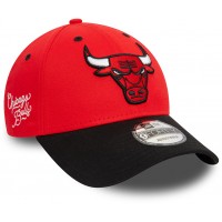 Casquette Chicago Bulls NBA Side Patch 9Forty New Era Rouge