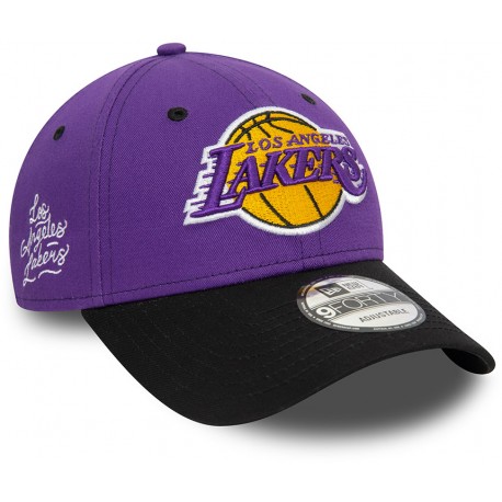 Casquette Los Angeles Lakers NBA Side Patch 9Forty New Era Violet