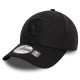 Casquette Oakland Raiders NFL Monochrome 39Thirty Fitted New Era Noir