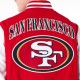 Veste New Era - San Francisco 49ers - Varsity NFL Patch - Rouge