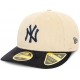 Casquette NY New York Yankees MLB Cord Low Profile 59Fifty Fitted New Era Stone 