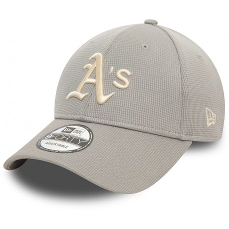 Casquette Oakland Athletics MLB Pivot Knit 9Forty New Era Gris clair