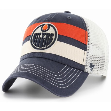 Casquette Edmonton Oilers NHL Clean up Trucker '47 Brand MVP bleu