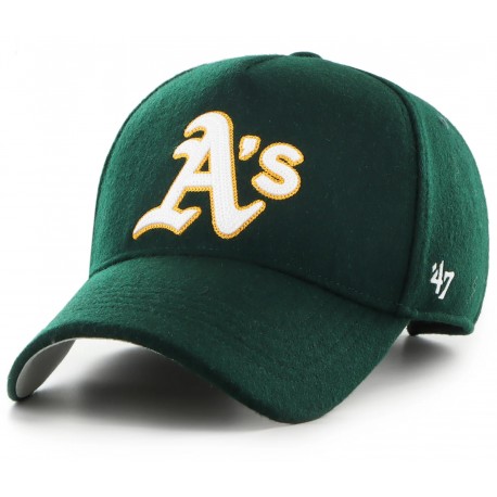 Casquette Oakland Athletics MLB Chain Stitch '47 Brand MVP Vert foncé