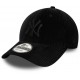 Casquette NY New York Yankees MLB Corduroy 9Forty New Era Noir 