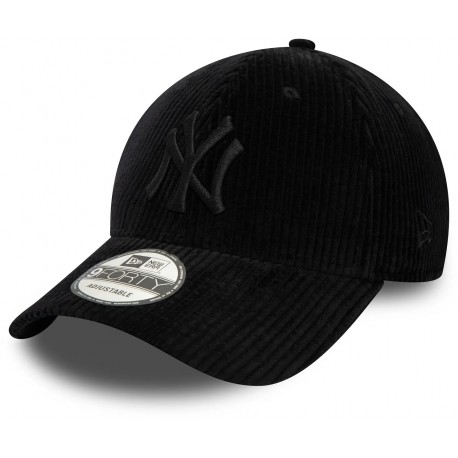 Casquette NY New York Yankees MLB Corduroy 9Forty New Era Noir 