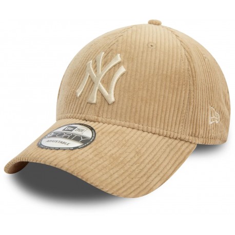 Casquette NY New York Yankees MLB Corduroy 9Forty New Era Beige