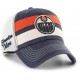 Casquette Edmonton Oilers NHL Clean up Trucker '47 Brand MVP bleu