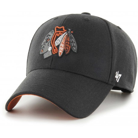 Casquette Chicago Blackhawks NHL MVP Ballpark '47 Brand MVP Black 