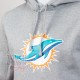 Sweat à capuche New Era team logo NFL Miami Dolphins