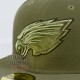 Casquette Philadelphia Eagles NFL Salute To Service 59FIFTY Fitted New Era