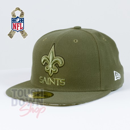 Casquette New Orleans Saints NFL Salute To Service 59FIFTY Fitted New Era