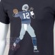T-shirt Tom Brady 12 New England Patriots NFL Silhouette N&N Majestic