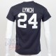 T-shirt Marshawn Lynch 24 Oakland Raiders NFL Silhouette N&N Majestic