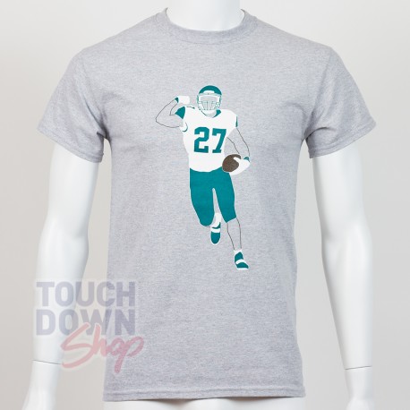 T-shirt Leonard Fournette 27 Jacksonville Jaguars NFL Silhouette N&N Majestic