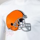 T-shirt New Era team logo NFL Cleveland Browns blanc
