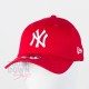 Casquette NY New York Yankees MLB league basic 9FORTY New Era Rouge
