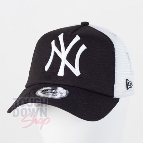 Casquette NY New York Yankees MLB clean trucker 9FORTY New Era Noire