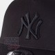 Casquette NY New York Yankees MLB clean trucker 9FORTY New Era full noire