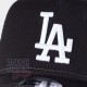 Casquette LA Los Angeles Dodgers MLB clean trucker 9FORTY New Era Noire