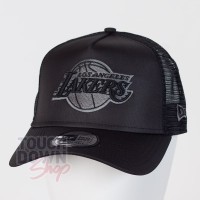 Casquette Los Angeles Lakers NBA tonal black AF 9FORTY Trucker New Era