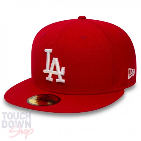Casquette New Era 59FIFTY Fitted MLB Los Angeles Dodgers Rouge