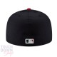 Casquette New Era 59FIFTY Fitted on field MLB Atlanta Braves Bleu et Rouge