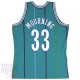 Maillot NBA Charlotte Hornets d'Alonzo Mourning - Mitchell and Ness "Swingman"