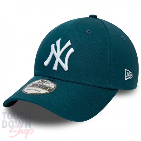 Casquette Bleue des Yankees de New York MLB 9FORTY New Era modèle League Essentials