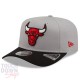 Casquette des Bulls de Chicago NBA 9FIFTY New Era Modèle Tonal Grey
