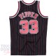 Maillot NBA Chicago Bulls de Scottie Pippen Noir Mitchell and Ness "Swingman"
