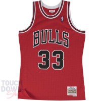 Maillot NBA Chicago Bulls de Scottie Pippen Mitchell and Ness "Swingman" Rouge