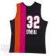 Maillot NBA Miami Heat de Shaquille O'Neal Mitchell and Ness "Swingman"